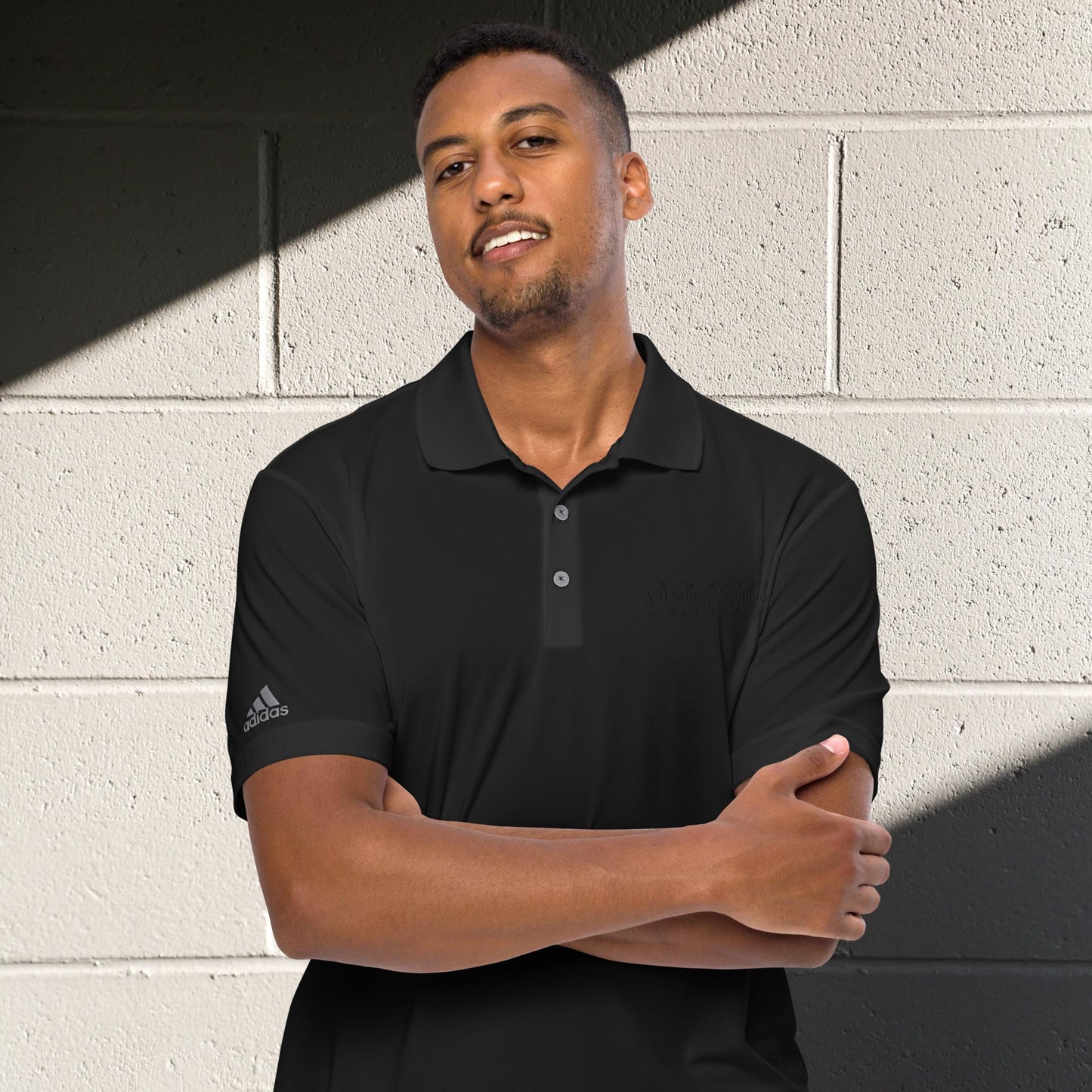 "AMSS" Adidas Premium Performance Polo Shirt