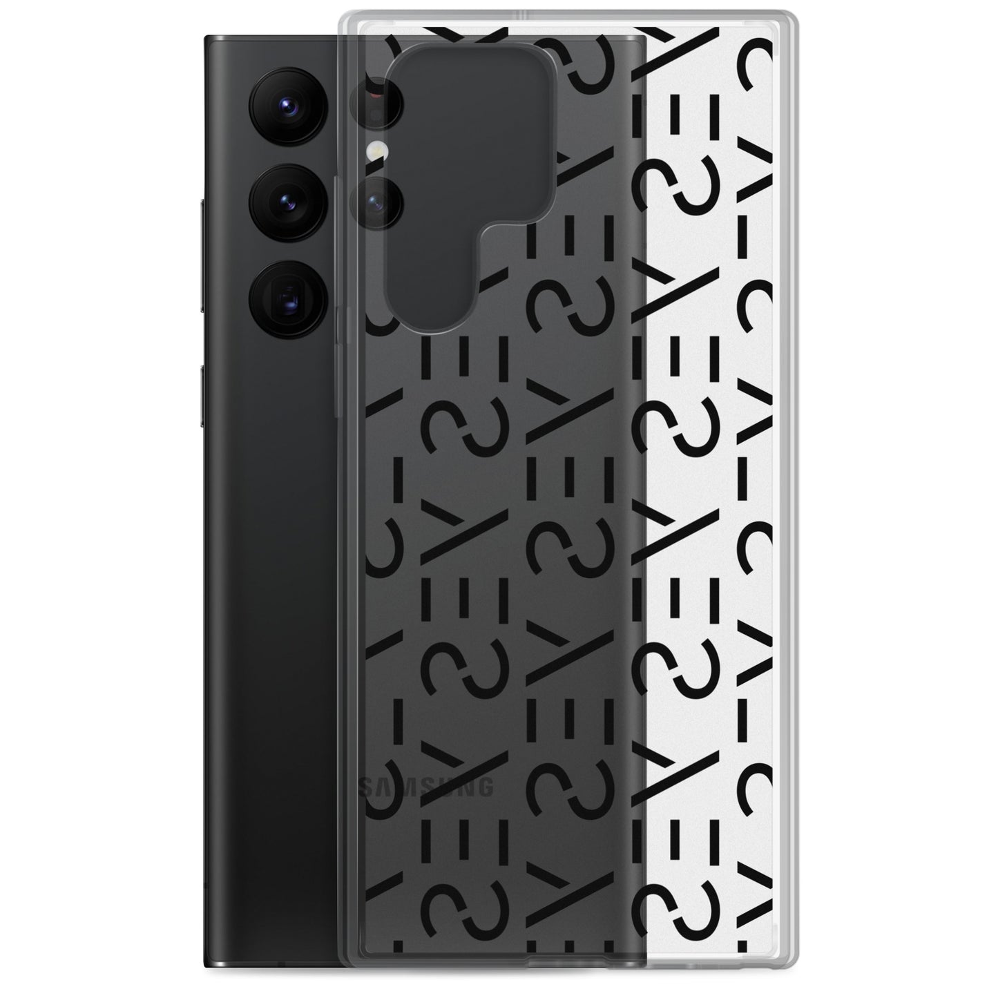 "YES" Clear Silicone Case for Samsung®