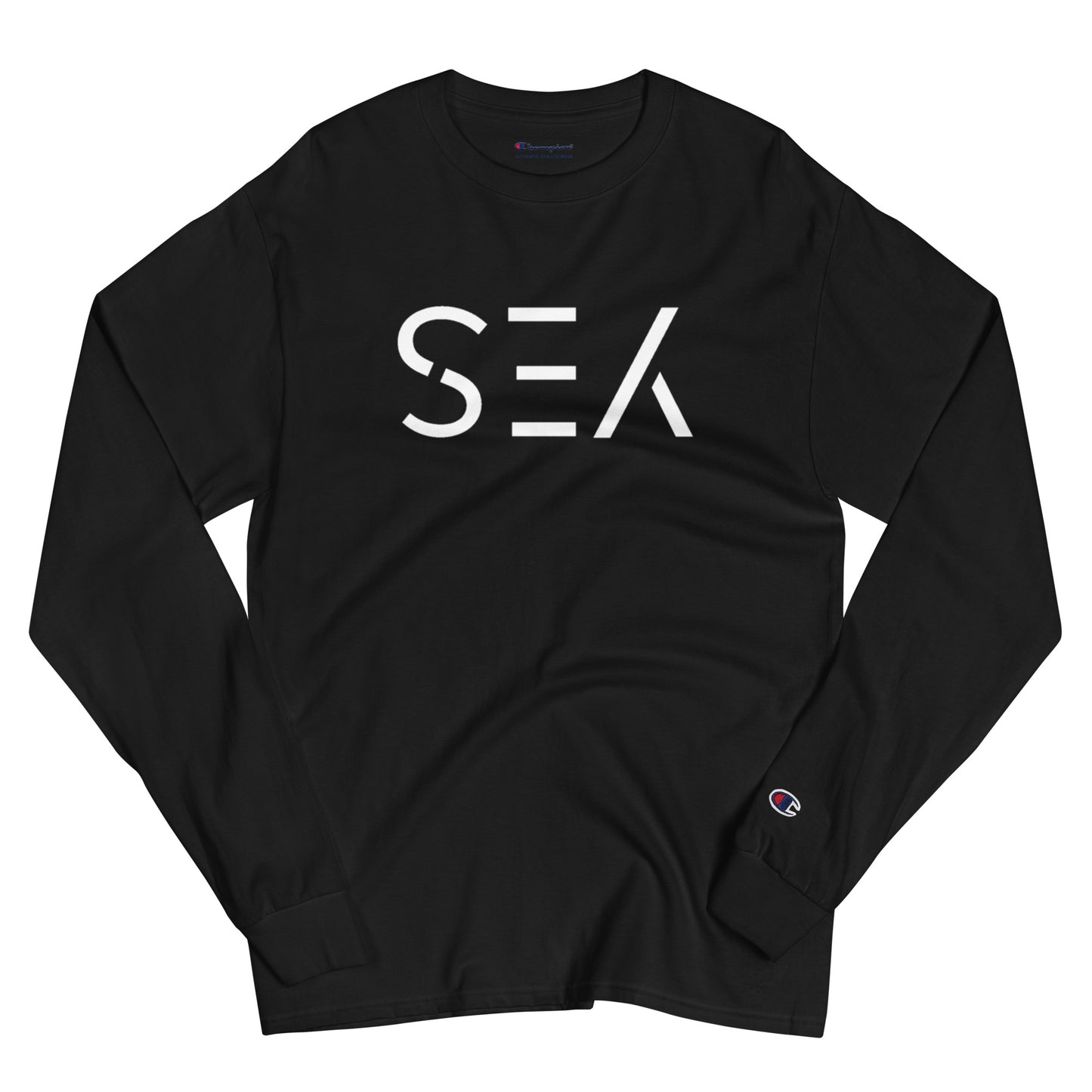 "YES Upside Down" Premium Champion Long Sleeve Shirt