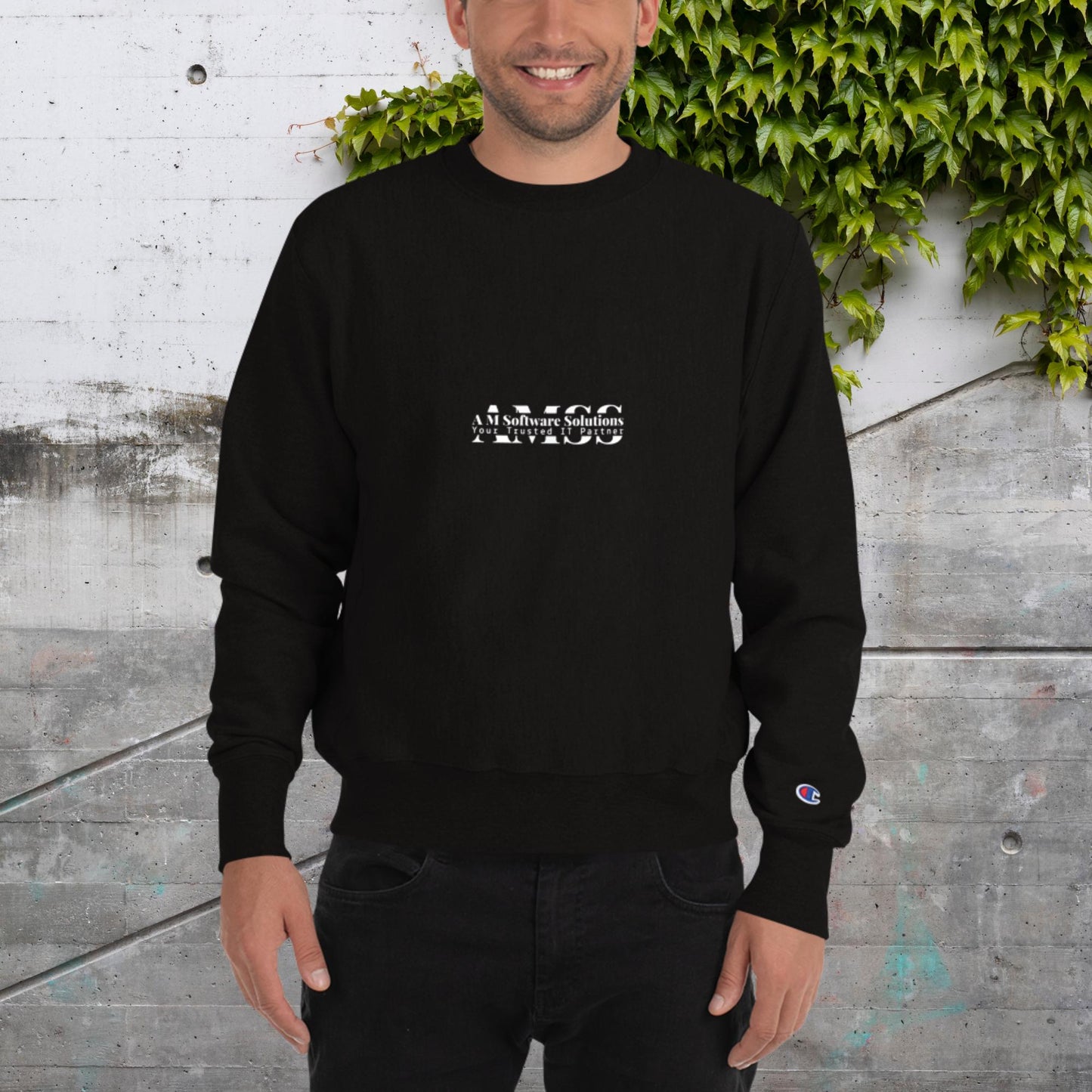 "AMSS, YES...!" Premium Champion Sweatshirt