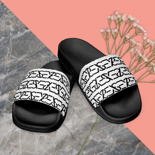 "YES" Women's Slides - Abstract